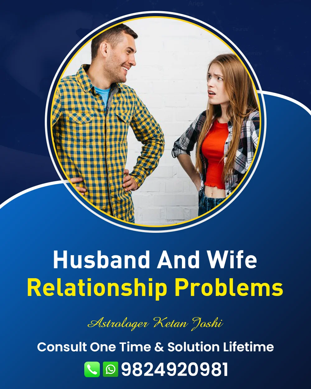 Husband Wife Problem Solution Astrologer In Panipat