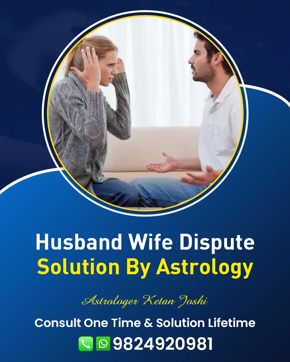 Husband Wife Problem Solution Astrologer In vadodara