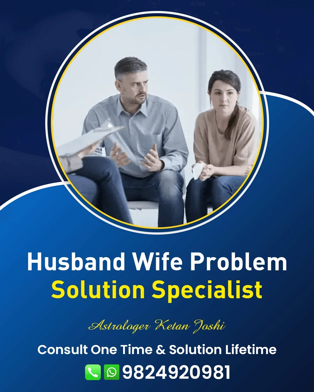 Husband Wife Problem Solution Astrologer In Saputara
