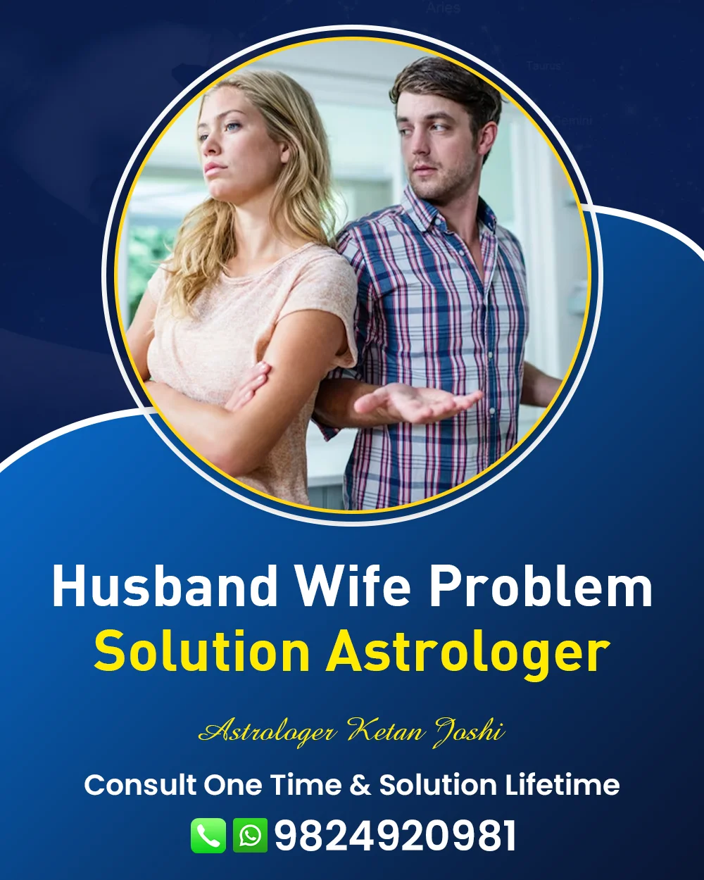 Husband Wife Problem Solution Astrologer In Gurgaon